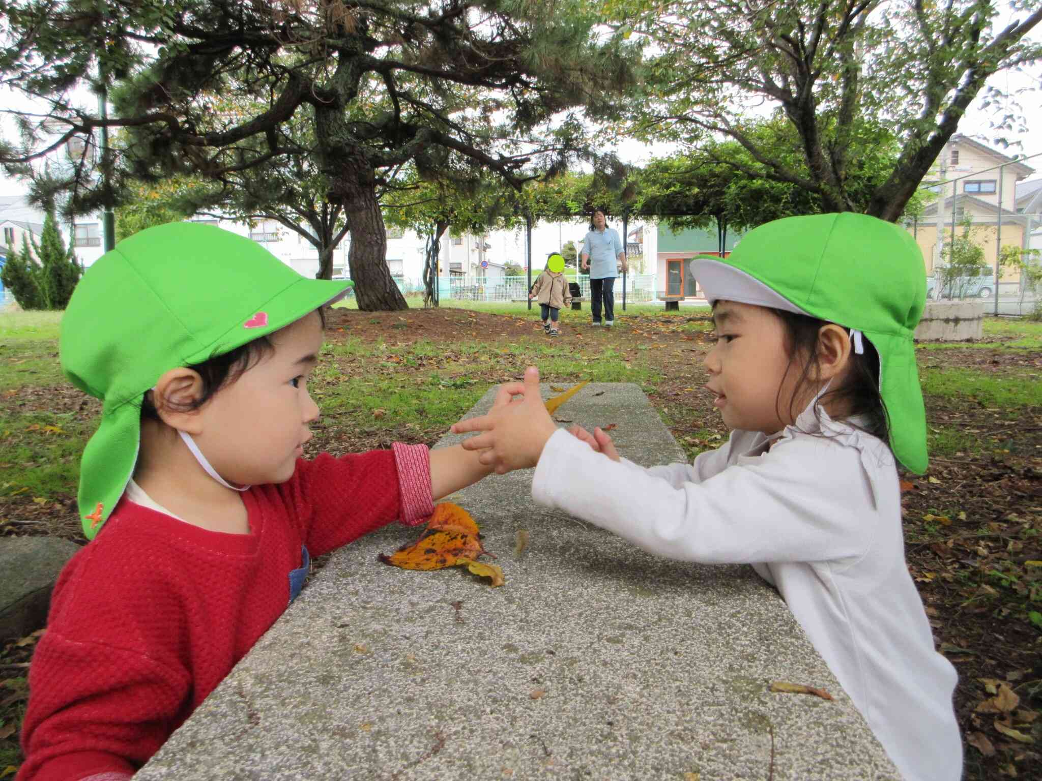 井原公園で遊んだよ！