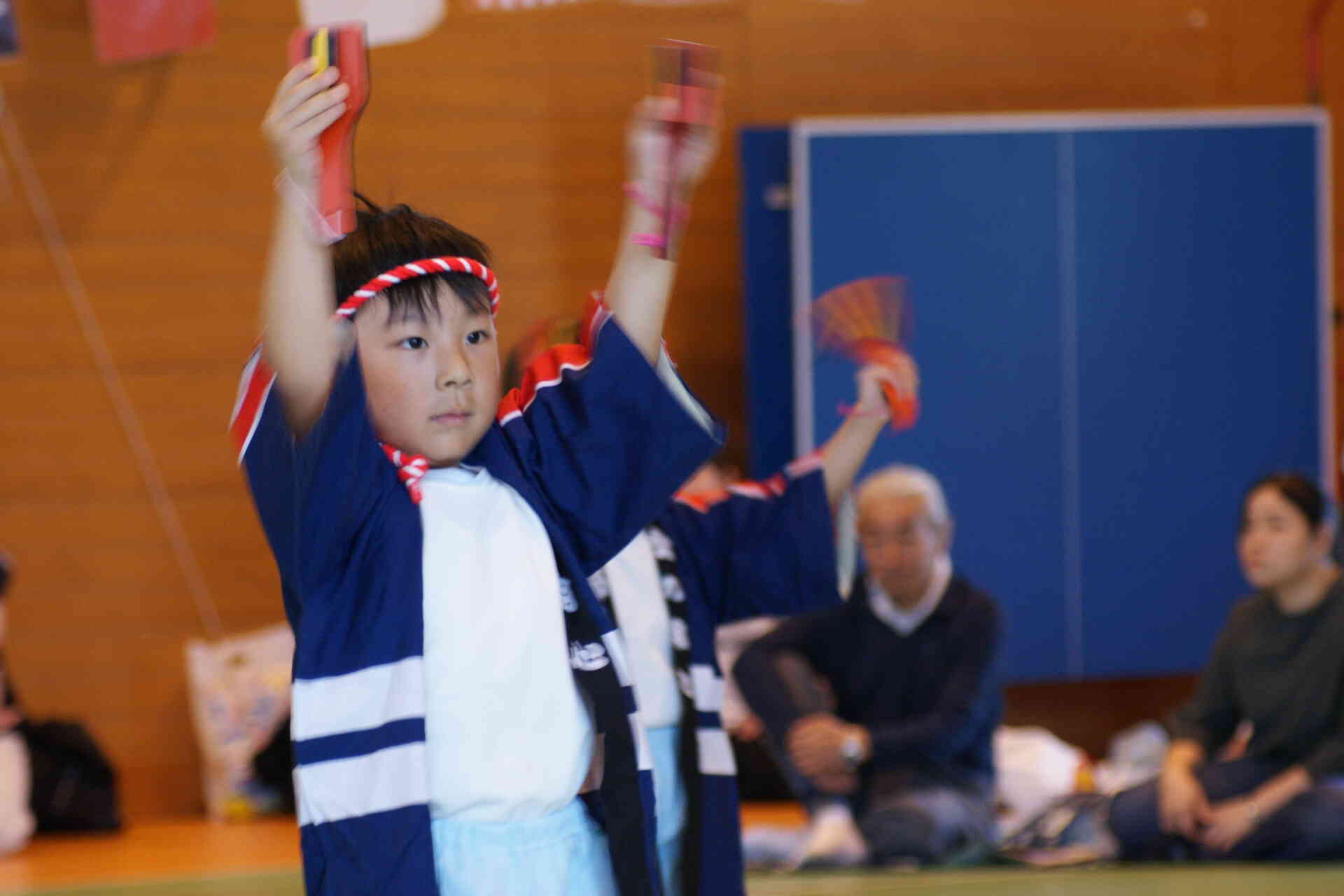 力強く踊る年長さん！かっこいい！