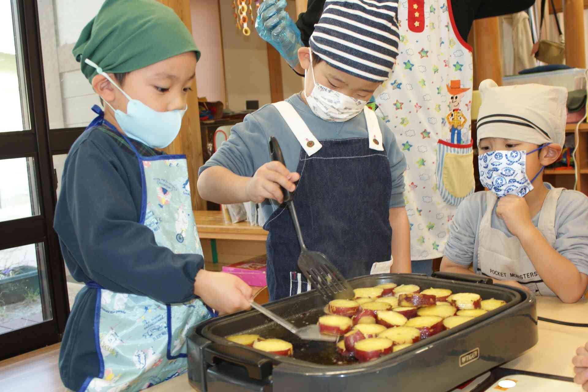 美味しそうに焼けてきたよ