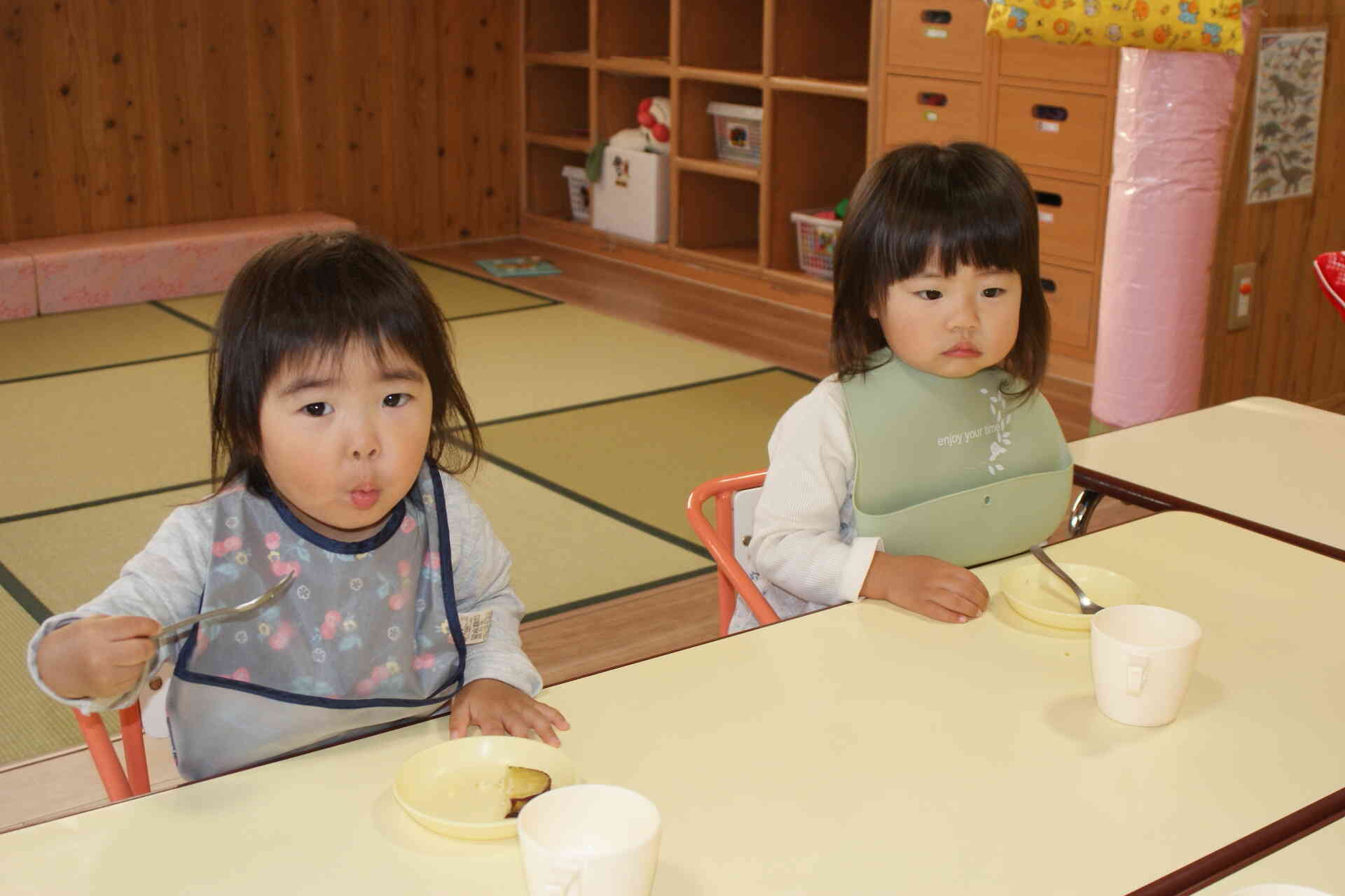 りす組（０～１歳児）のお友だちもいただきました